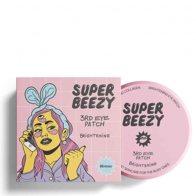 SUPER BEEZY Brightening 3RD Eye Patch - SUPER BEEZY гидрогелевые патчи от темных кругов с анти-эйдж эффектом